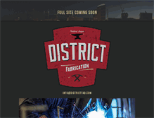 Tablet Screenshot of districtfab.com